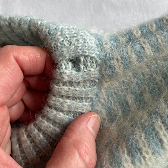 Alafoss Icewool crewneck sweater, W large, vintage 90s - Picture 3 of 6